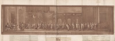 La processione dei cavalieri del Nobilissimo Ordine della Giarrettiera da Richard Cooper the Younger